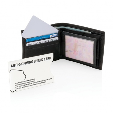 Logo trade promotional giveaway photo of: Anti-skimming RFID shield card with active jamming chip