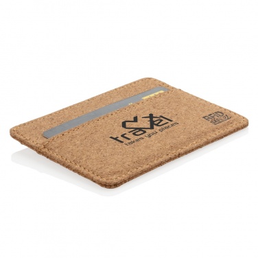 Logotrade advertising products photo of: Cork secure RFID slim wallet