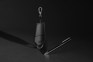 Logo trade business gift photo of: SP Tula RCS certified recycled PU key holder and pen set