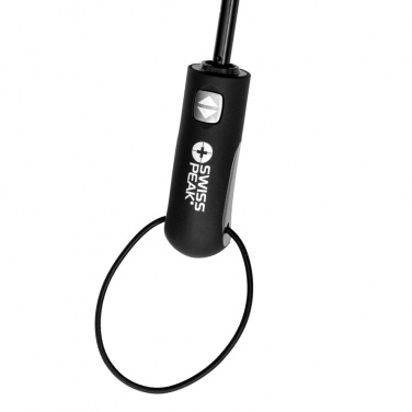 Logo trade business gifts image of: Swiss Peak Aware™ Tornado 27” pocket storm umbrella