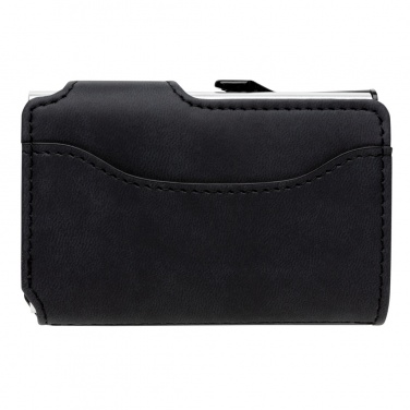 Logotrade promotional giveaway image of: Standard aluminium RFID cardholder with PU wallet