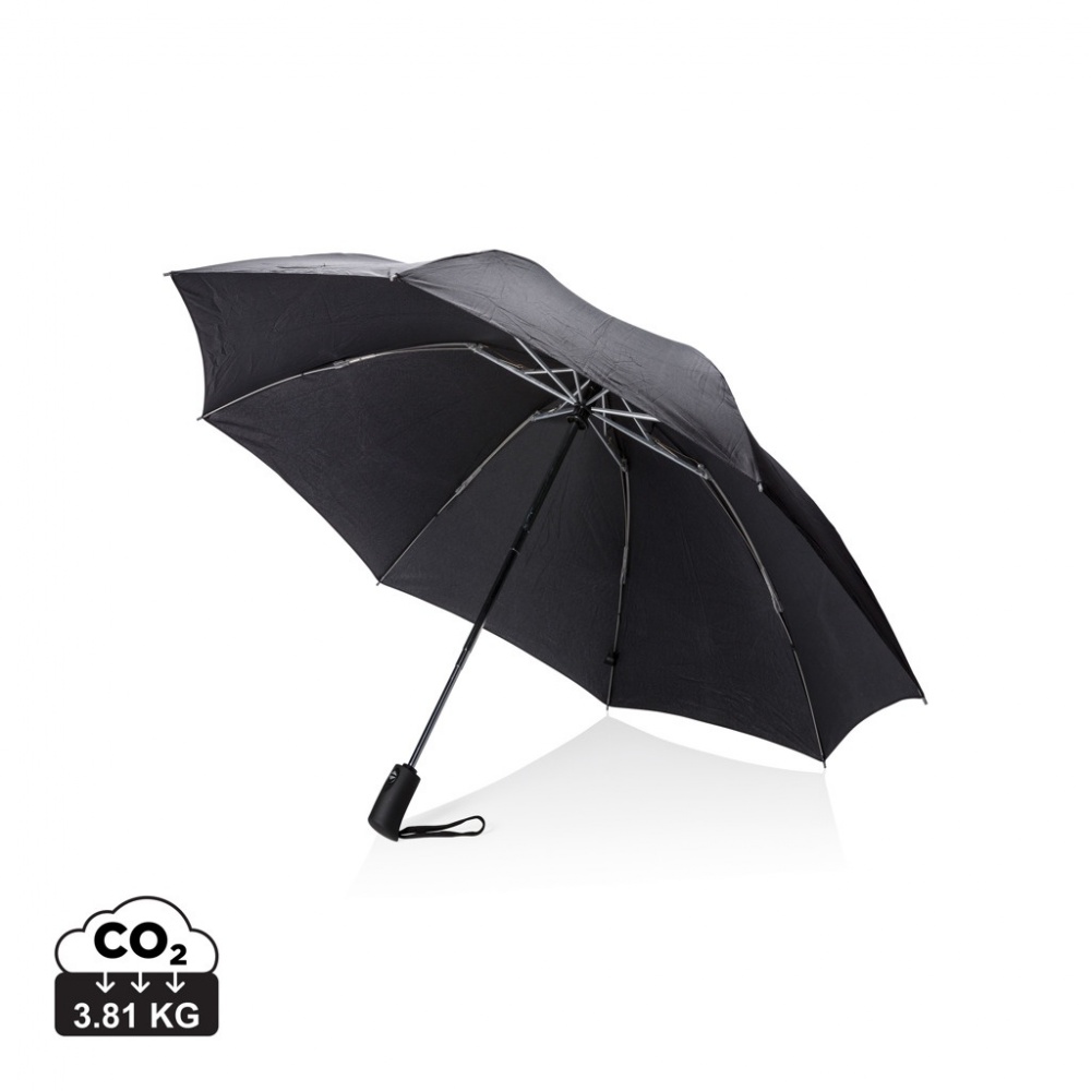 Logo trade promotional product photo of: SP AWARE™ 23' foldable reversible auto open/close umbrella