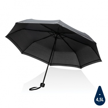 Logo trade promotional product photo of: 20.5"Impact AWARE™ RPET 190T pongee mini reflective umbrella