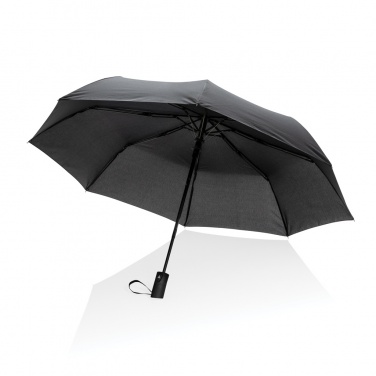 Logo trade corporate gifts picture of: 21" Impact AWARE™ RPET 190T mini auto open umbrella