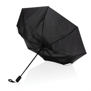 Logo trade business gifts image of: 21" Impact AWARE™ RPET 190T auto open/close umbrella