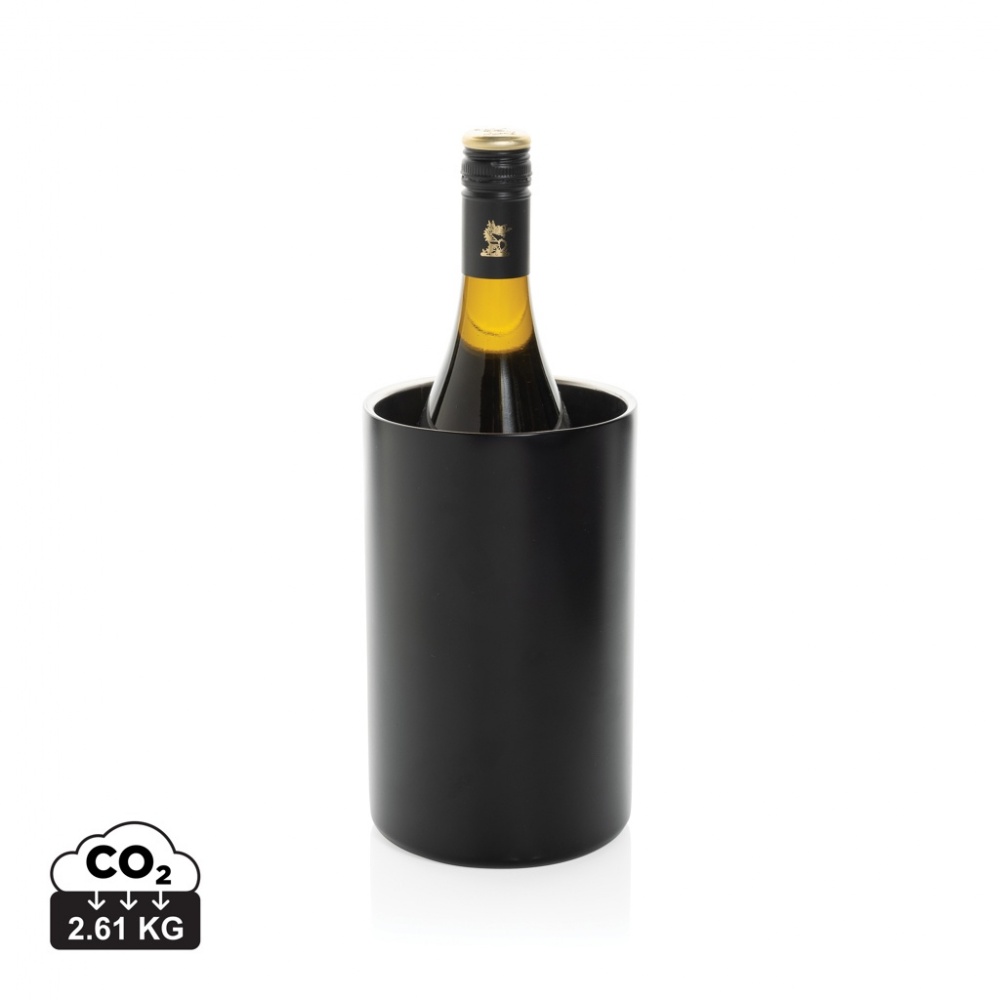 Logotrade promotional item image of: Vino RCS certified recycled stainless steel wine bucket