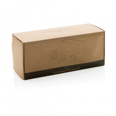 Logo trade promotional merchandise picture of: 3 pcs brain teaser set