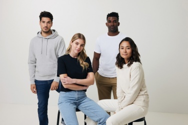 Logo trade promotional items image of: Iqoniq Denali recycled cotton crew neck undyed