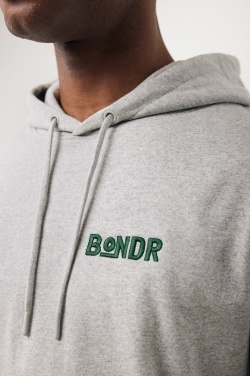 Logo trade promotional gift photo of: Iqoniq Torres recycled cotton hoodie undyed