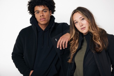 Logo trade promotional giveaways image of: Iqoniq Yoho recycled cotton relaxed hoodie