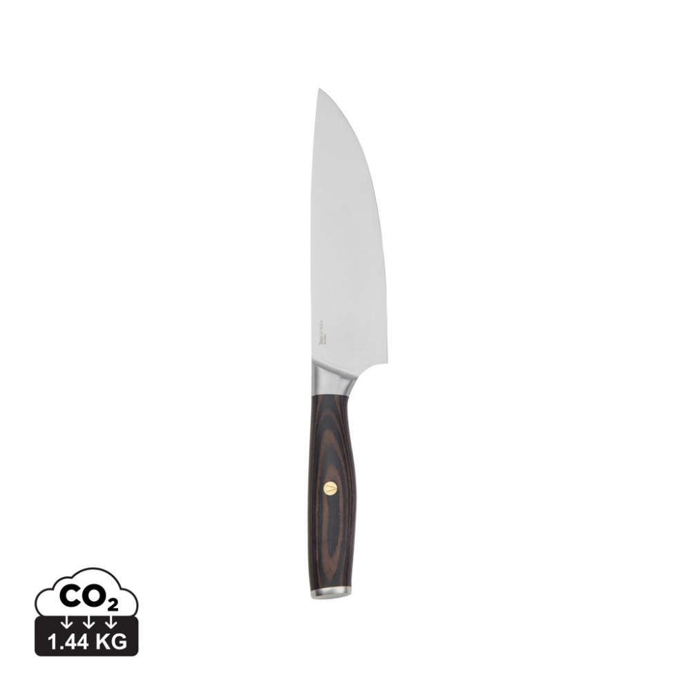 Logo trade promotional merchandise picture of: VINGA Tara RCS recycled steel chef's knife