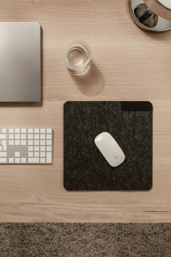 Logo trade promotional merchandise image of: VINGA Albon GRS recycled felt mouse pad