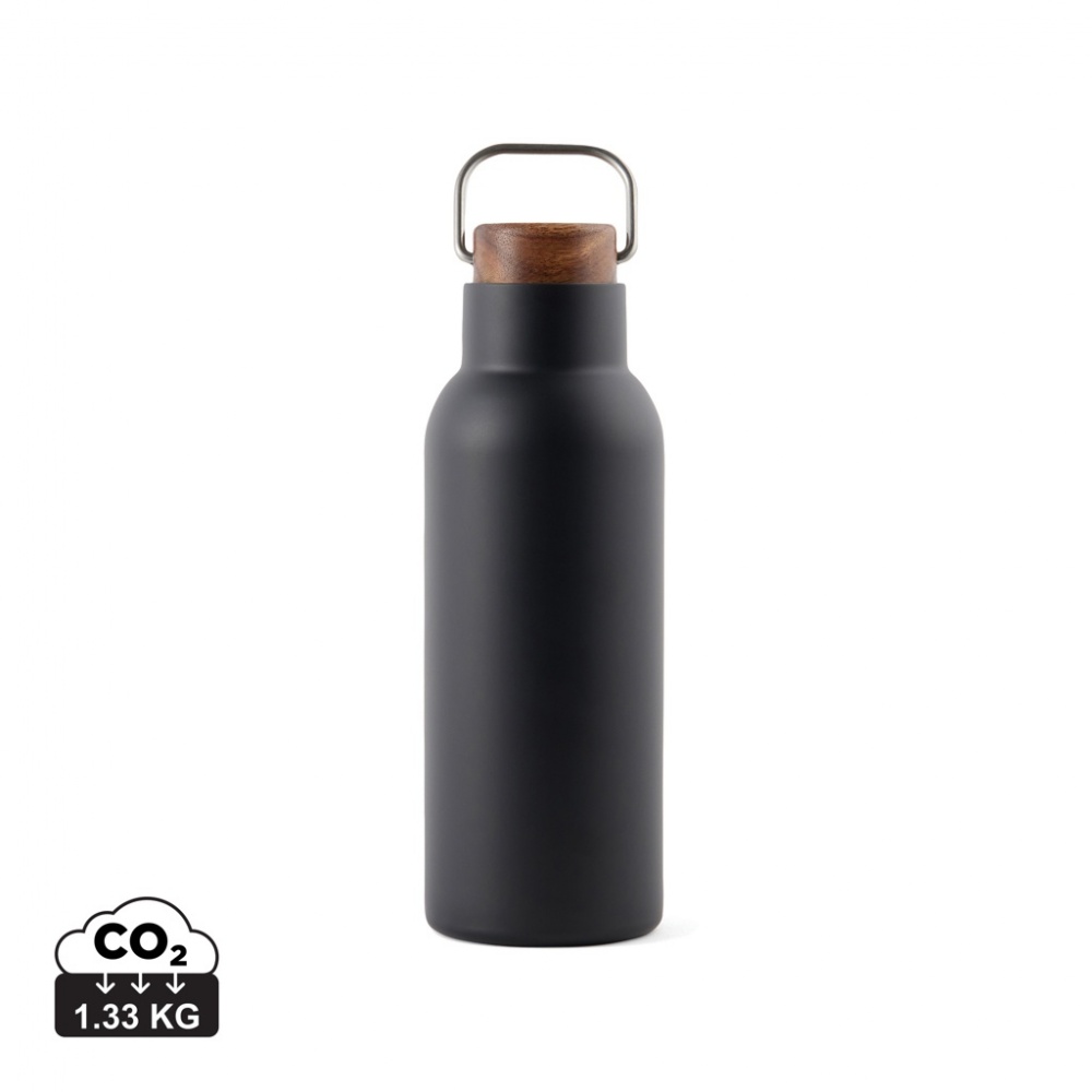 Logo trade promotional products image of: VINGA Ciro RCS recycled vacuum bottle 580ml