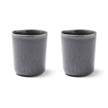 Logo trade business gift photo of: VINGA Nomimono stoneware mug, 2 pcs set
