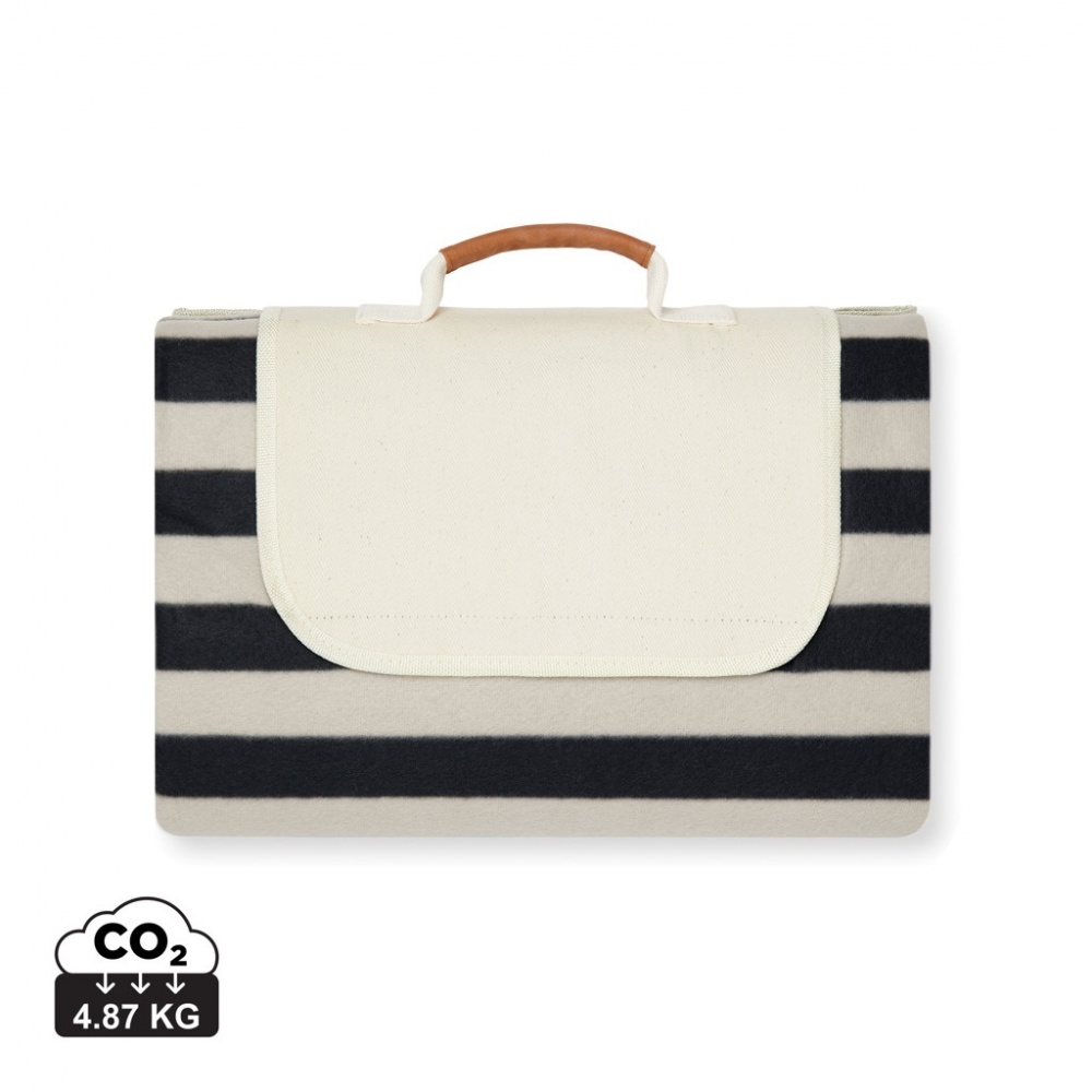 Logotrade promotional item image of: VINGA Alba GRS RPET picnic blanket large