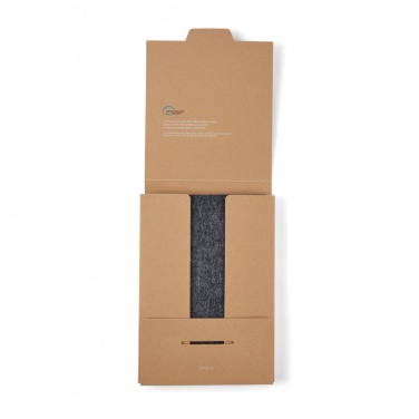 Logo trade promotional products picture of: VINGA Albon GRS recycled felt notebook