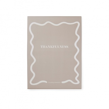Logo trade promotional giveaways image of: VINGA Thankfulness GRS recycled paper journal