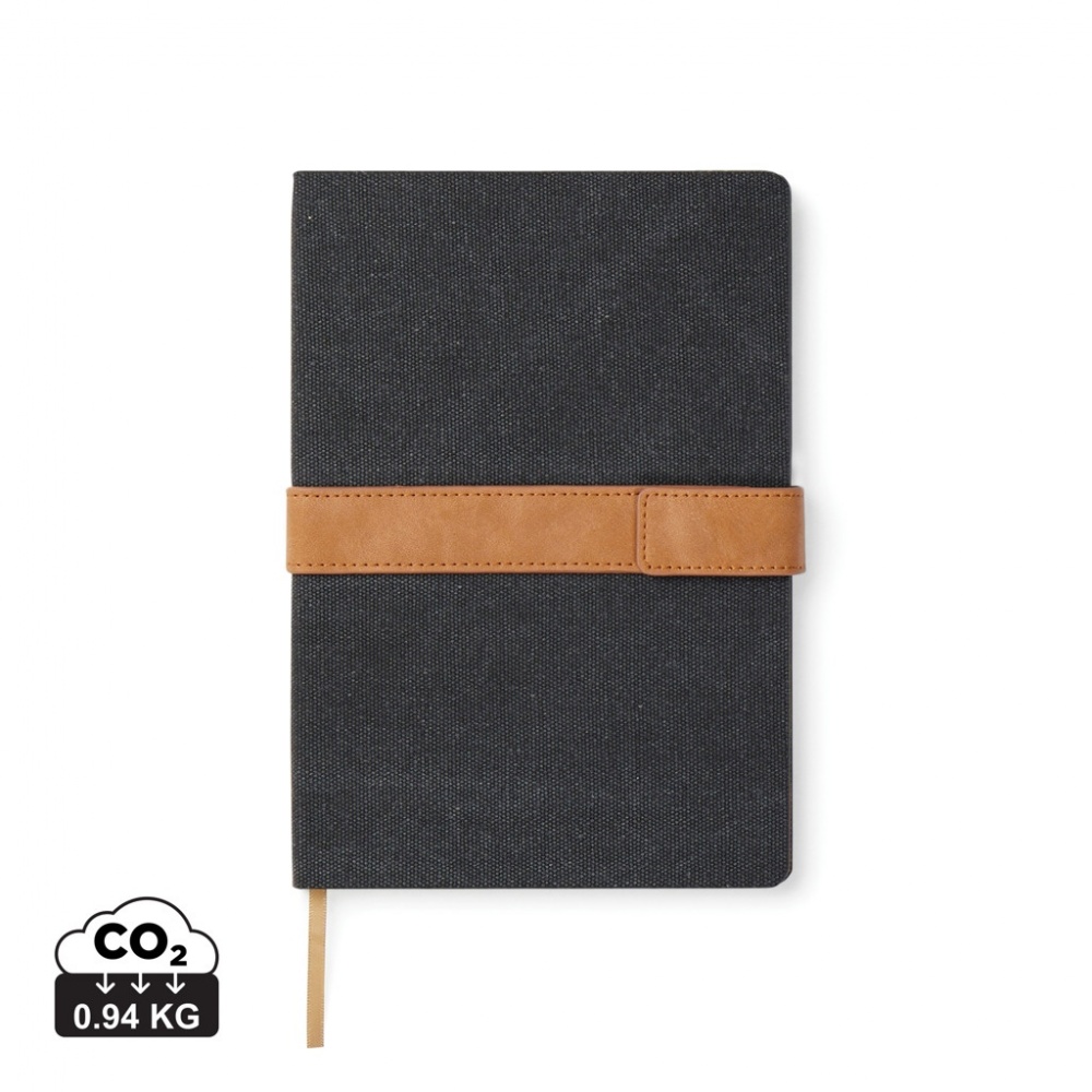 Logotrade promotional item picture of: VINGA Bosler RCS recycled paper notebook