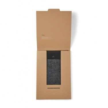 Logo trade promotional merchandise image of: VINGA Albon GRS recycled felt 15" laptop sleeve