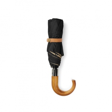 Logo trade promotional giveaways picture of: VINGA Bosler AWARE™ recycled pet 21" foldable umbrella