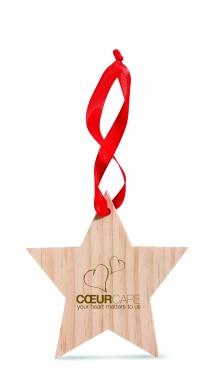 Logotrade promotional items photo of: Star shaped hanger