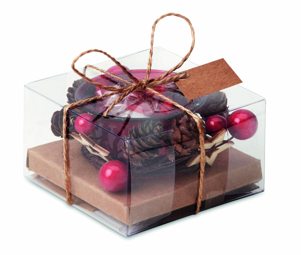 Logo trade advertising product photo of: Christmas candle holder