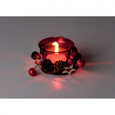 Logo trade promotional merchandise photo of: Christmas candle holder