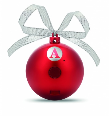 Logo trade corporate gifts picture of: Speaker Christmas ball