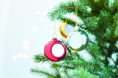 Logo trade promotional gifts picture of: Christmas ball for sublimation