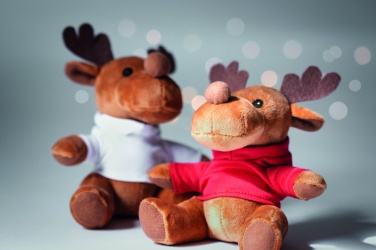 Logotrade advertising product image of: Plush reindeer with hoodie