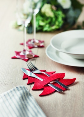 Logo trade advertising product photo of: RPET felt cutlery holder set