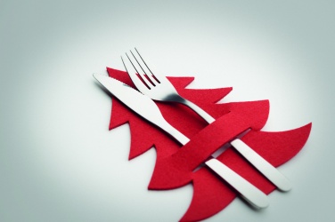 Logo trade business gift photo of: RPET felt cutlery holder set