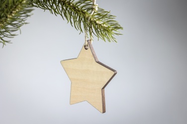 Logotrade promotional merchandise image of: Christmas ornament star