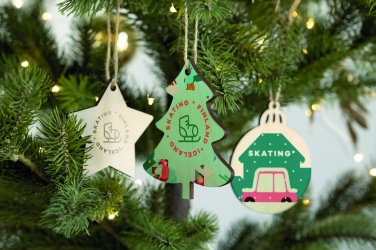 Logo trade promotional products image of: Christmas ornament tree