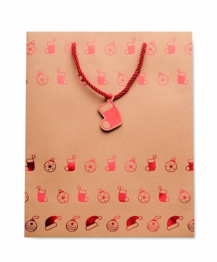 Logotrade promotional product image of: Gift paper bag with pattern