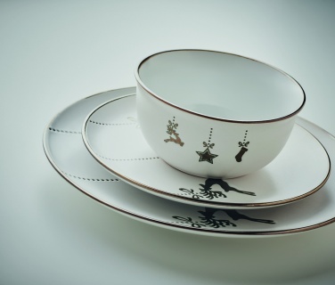 Logotrade promotional product image of: 4 piece ceramic place setting