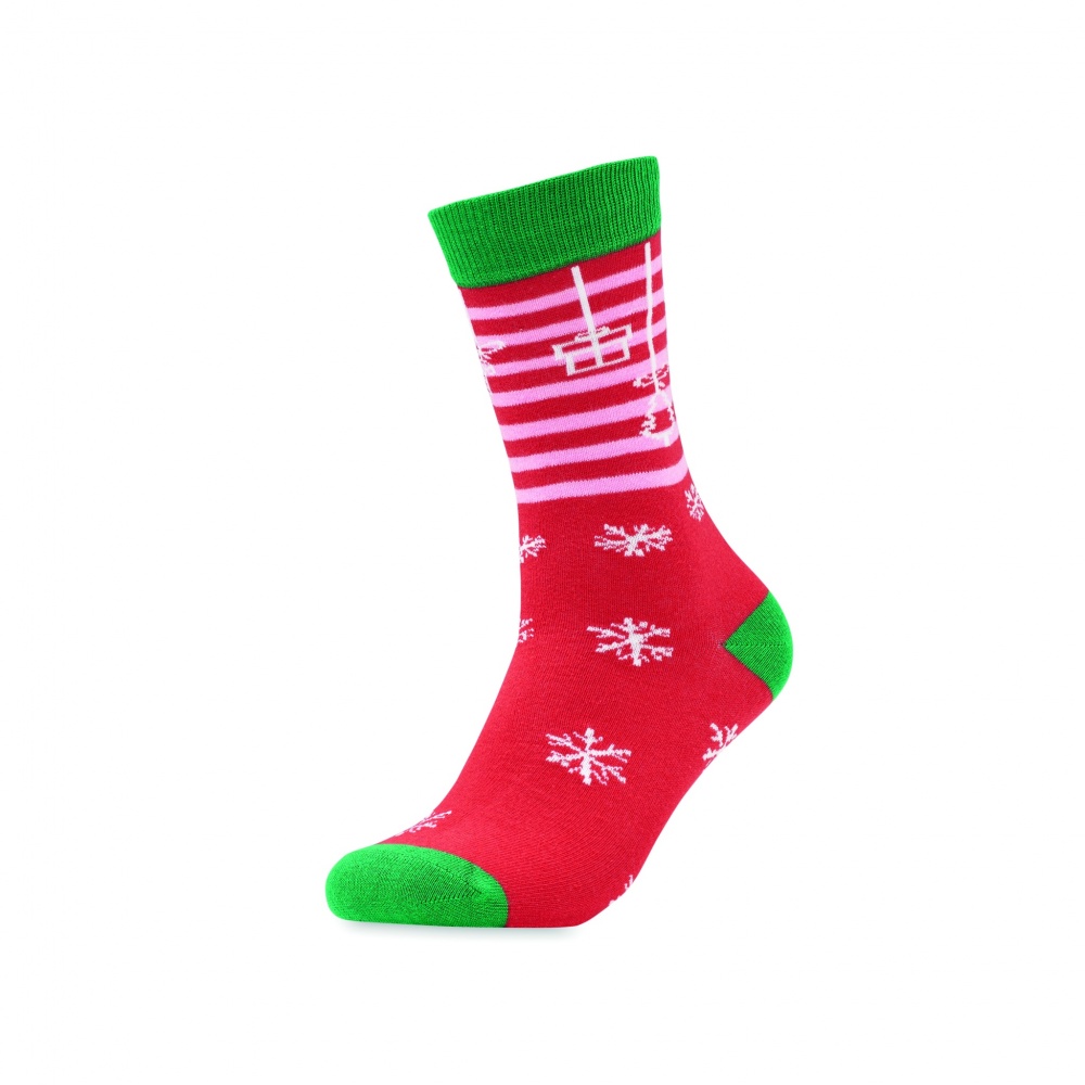 Logotrade promotional merchandise image of: Pair of Christmas socks M