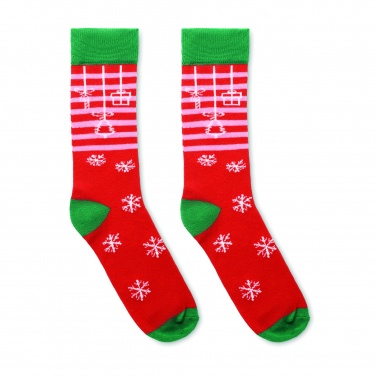Logo trade promotional product photo of: Pair of Christmas socks M