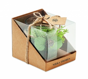 Logo trade business gifts image of: Christmas candle holder