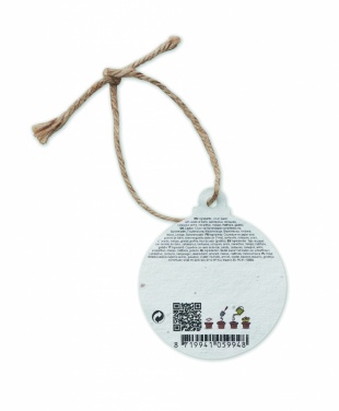 Logotrade promotional merchandise image of: Seed paper Xmas ornament