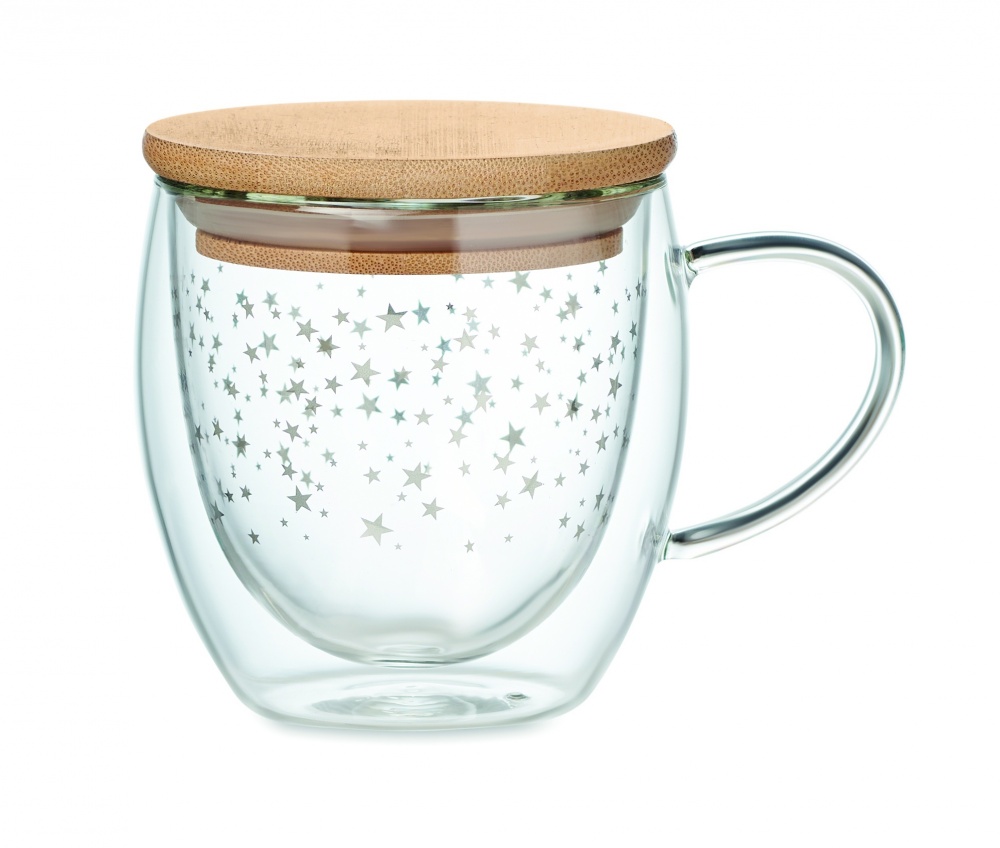Logotrade corporate gift image of: Double wall borosilicate mug