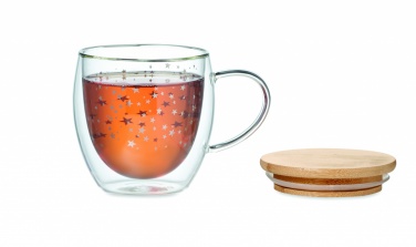 Logo trade promotional giveaways picture of: Double wall borosilicate mug