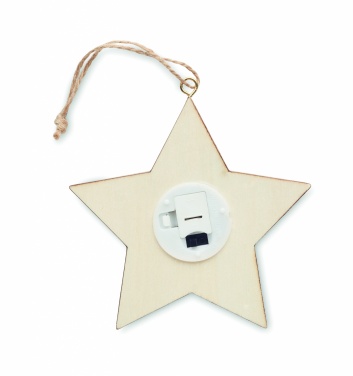 Logotrade promotional merchandise image of: MDF star with light
