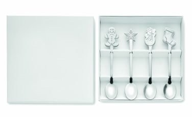 Logotrade promotional items photo of: Set of 4 Christmas tea spoon