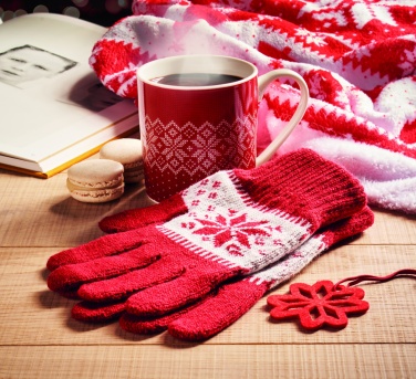 Logotrade promotional products photo of: Winter gift mug and gloves set