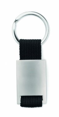 Logotrade promotional merchandise photo of: Metal rectangular key ring Espoo