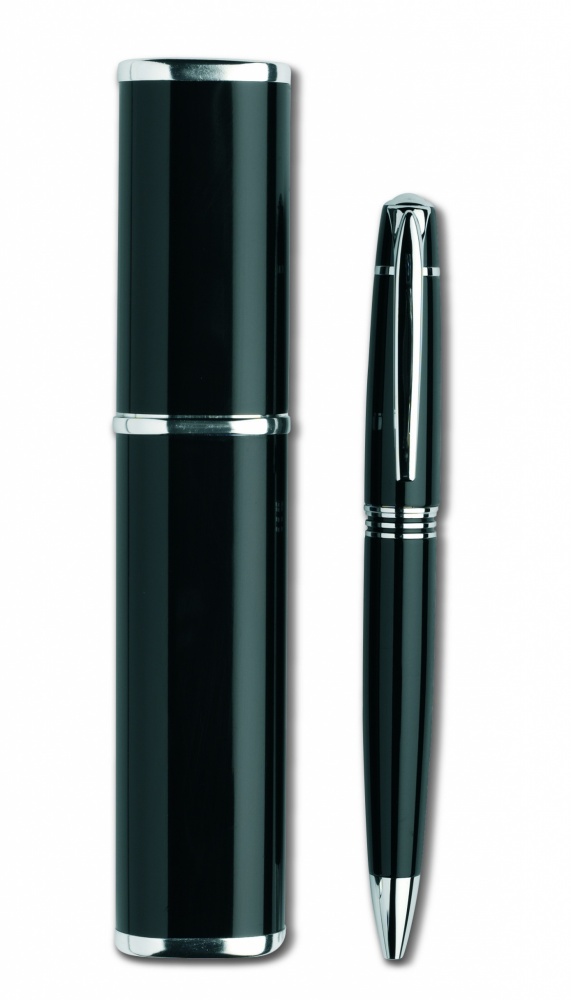 Logo trade promotional merchandise picture of: Metal twist ball pen