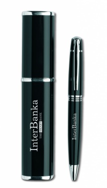 Logo trade promotional items image of: Metal twist ball pen