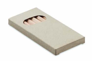 Logotrade corporate gift image of: 6 coloured pencils in box