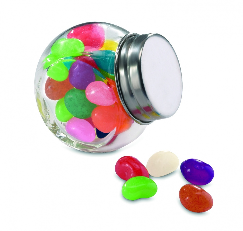 Logotrade corporate gift image of: Glass jar with jelly beans
